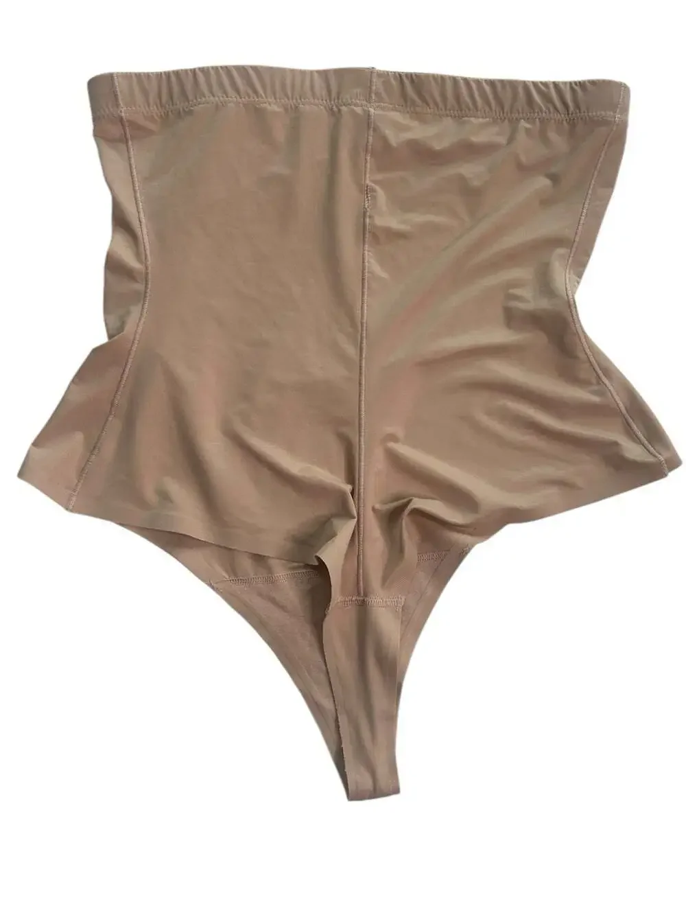 Assets By Spanx Women’s High Waisted Thong In Nude, Sz.1X